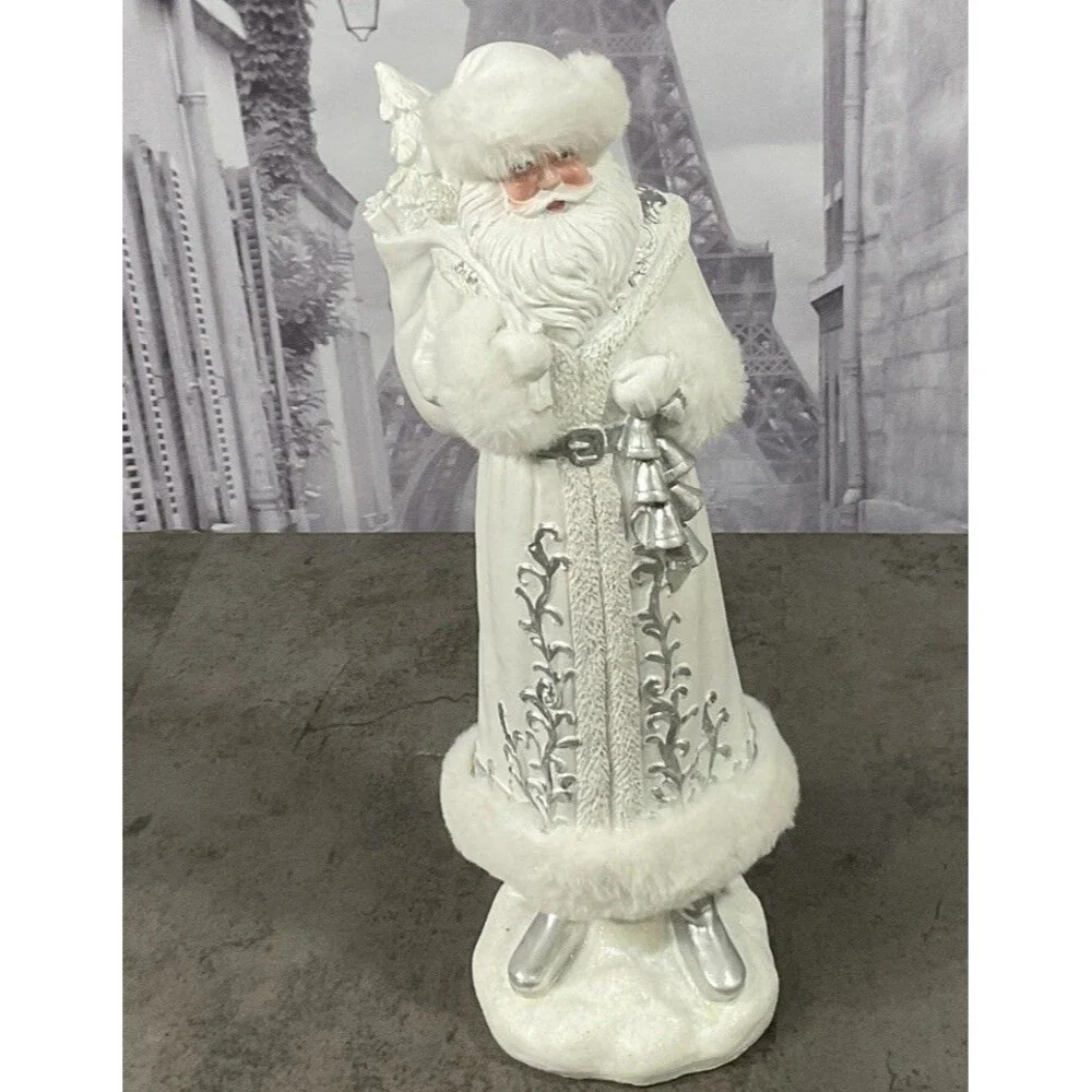 Santa Claus Figurine Raz Imports Citi Of Lights Santa